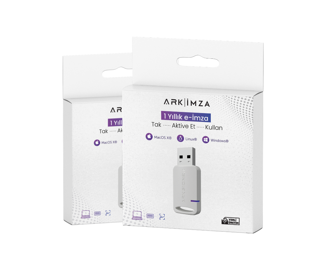 1 Yıllık e-İmza (Kart Okuyucu Dahil)