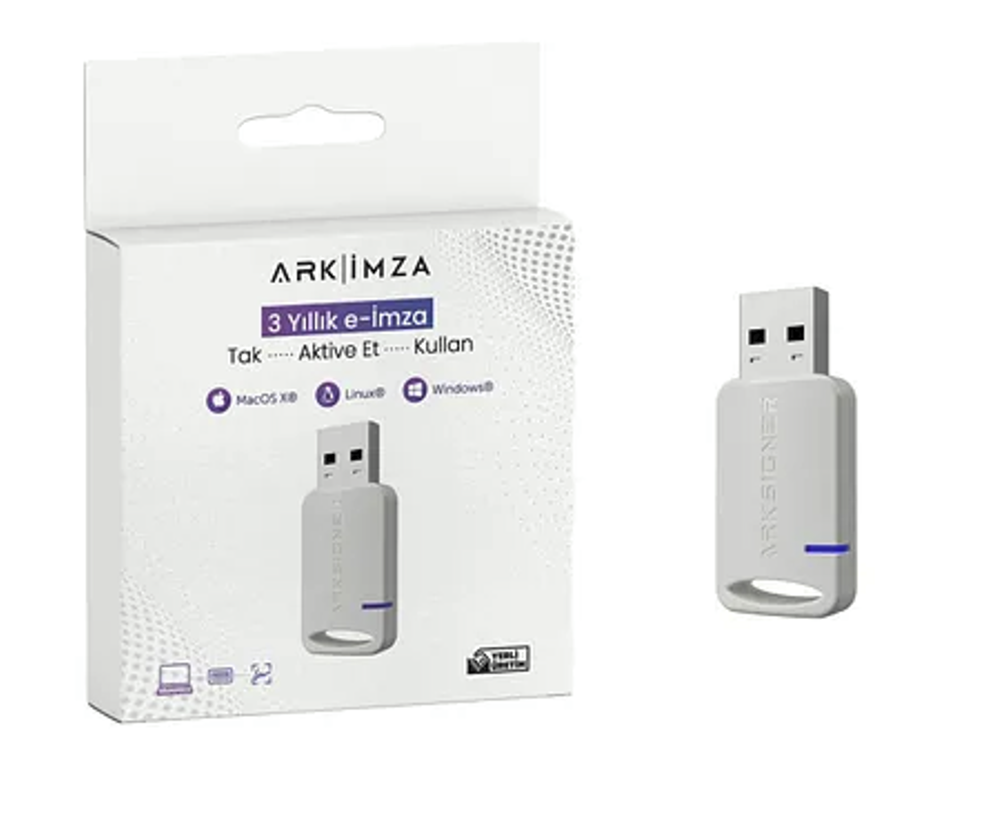 3 Yıllık e-İmza (Kart Okuyucu Dahil)